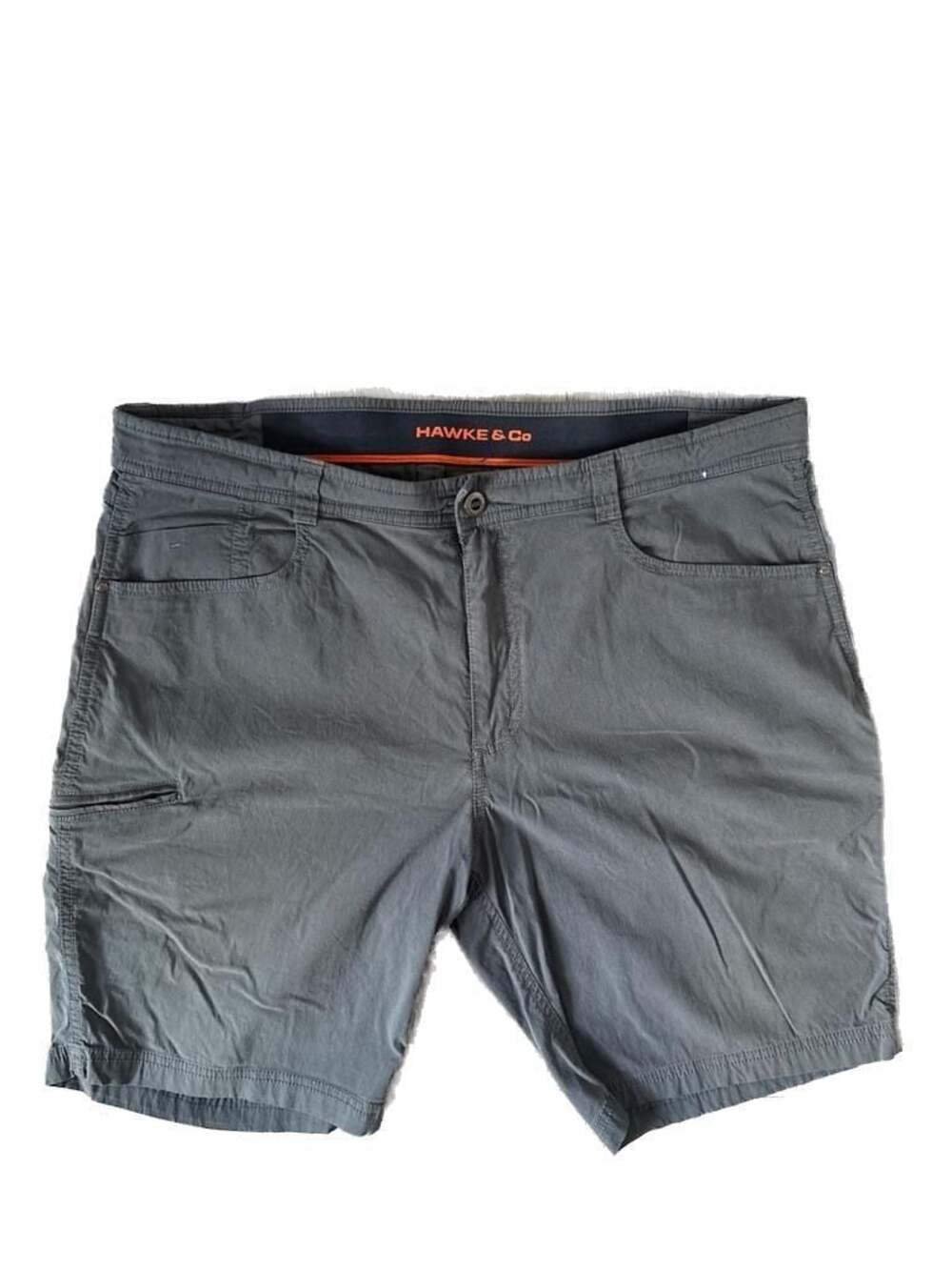 Hawke & Co Men's Gray Viking Stretch Cargo Outdoor Hiking Shorts
